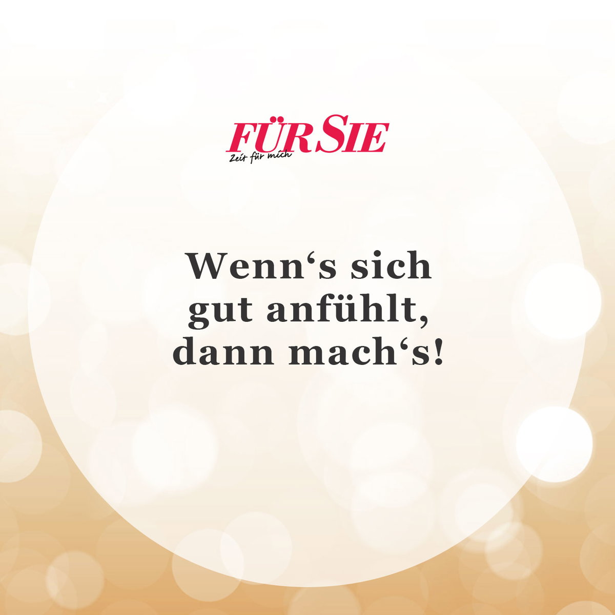Der Spruch des Tages für den Januar