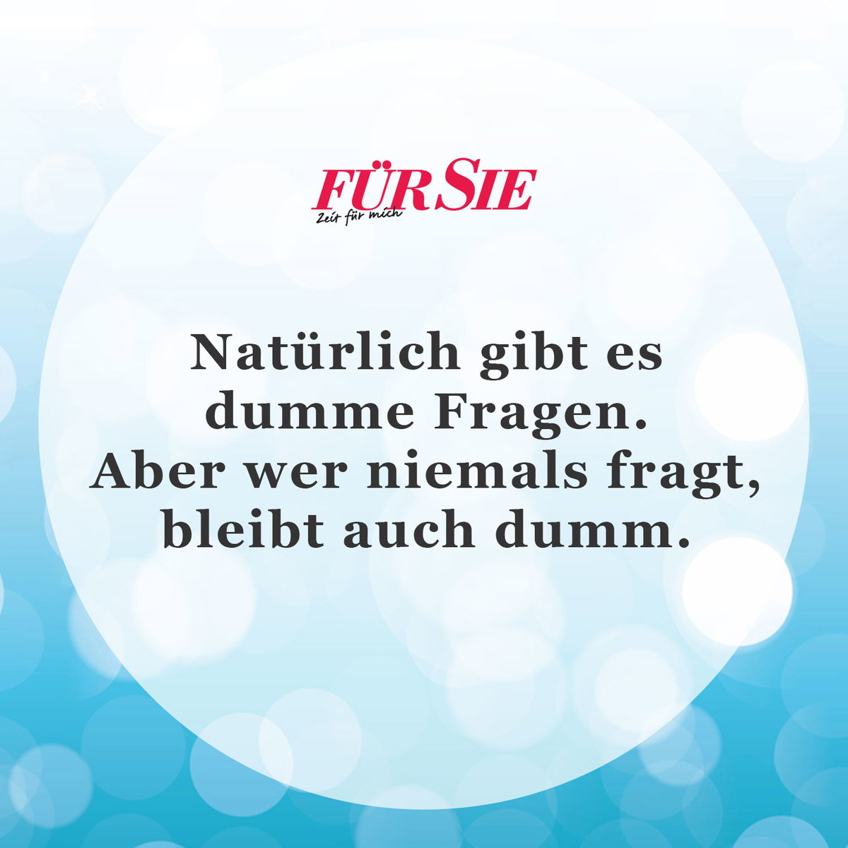 Spruch des Tages für den März