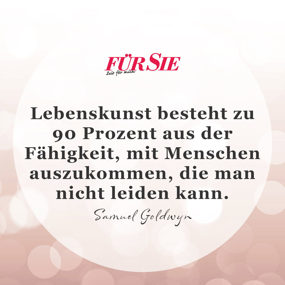 Spruch des Tages für den 13. April