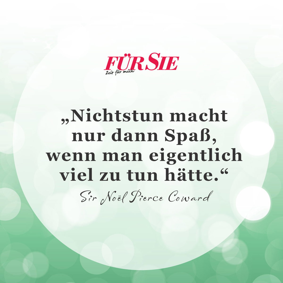 Der Spruch des Tages für den Januar