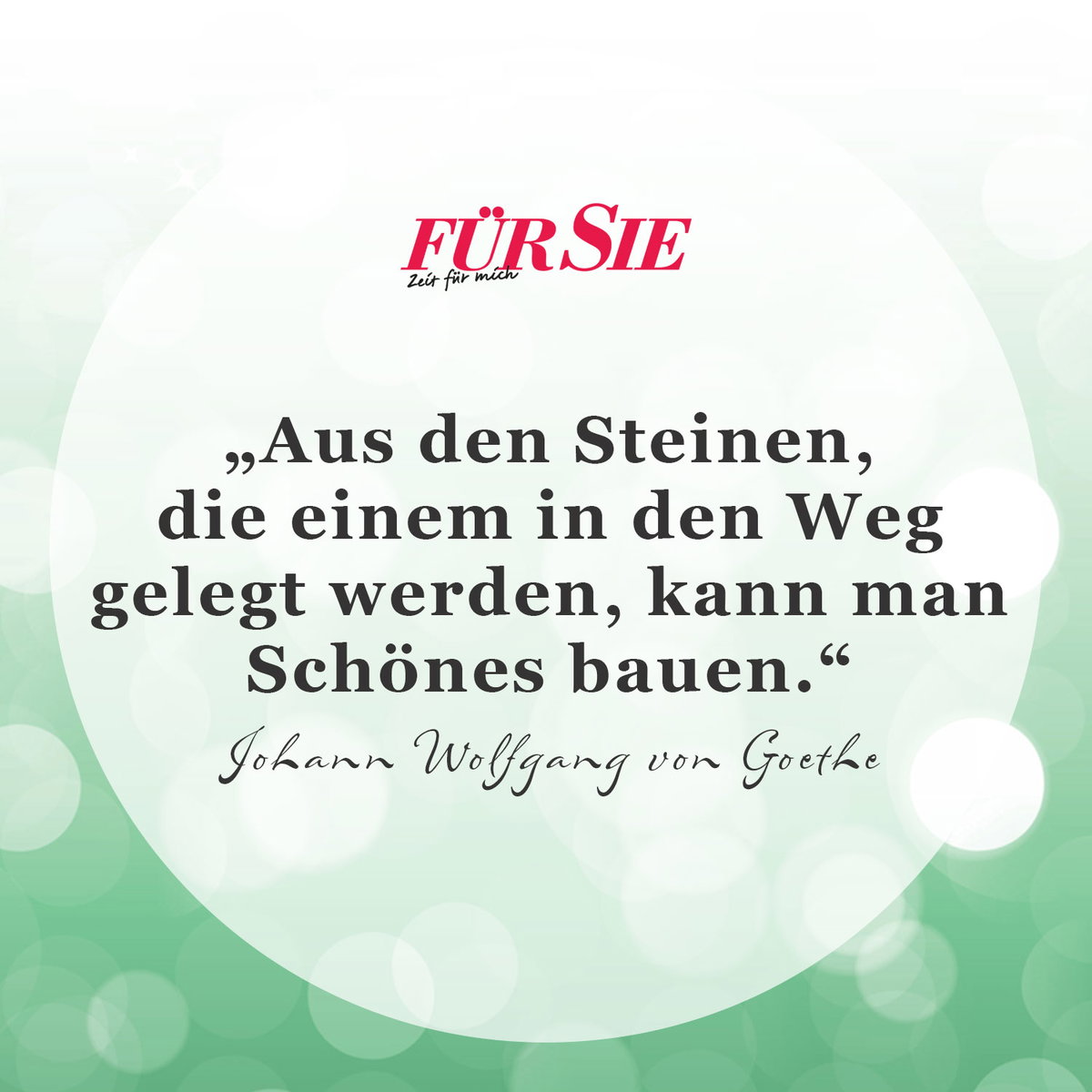 Unser Spruch des Tages für den 15. März
