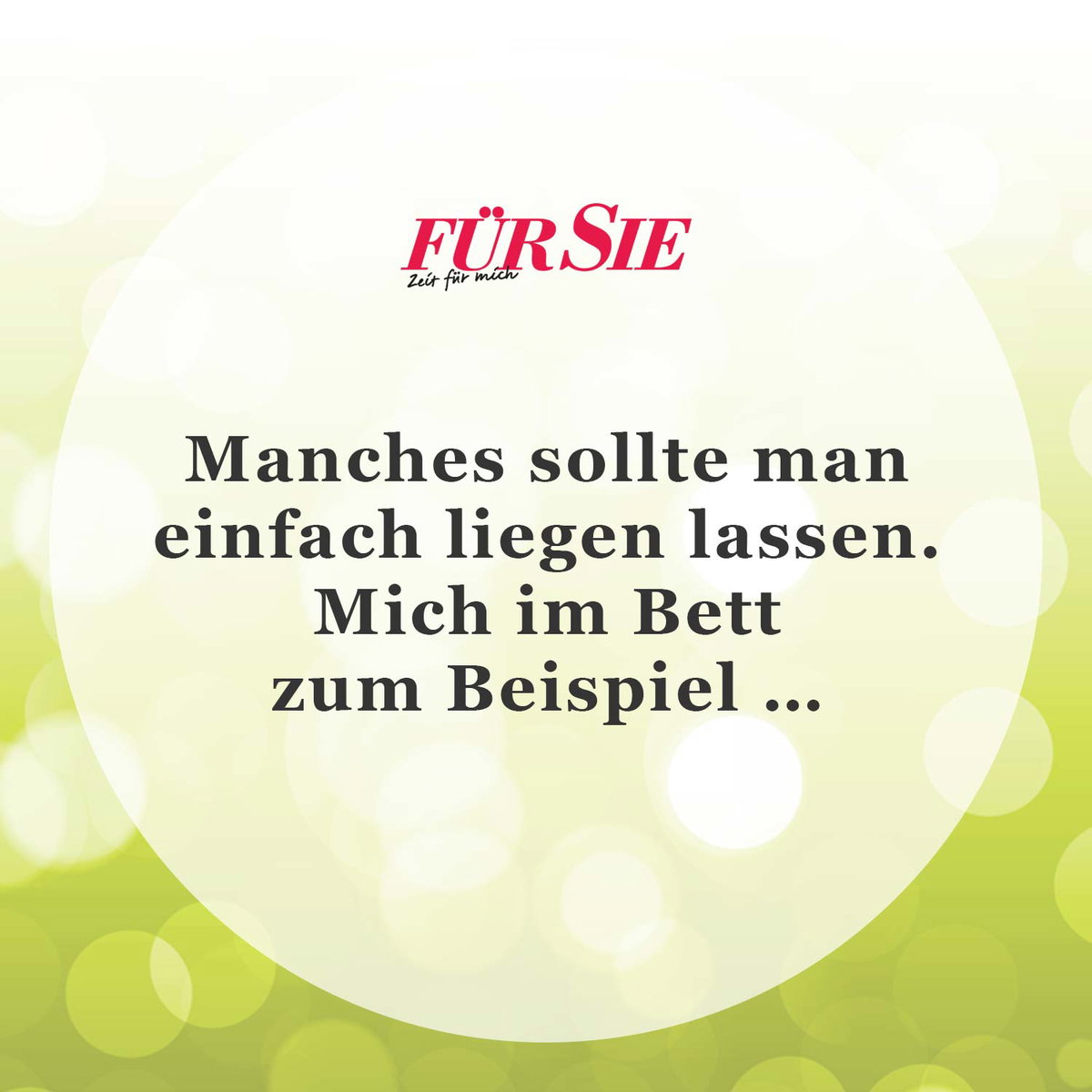 Unser Spruch des Tages für den 16. September