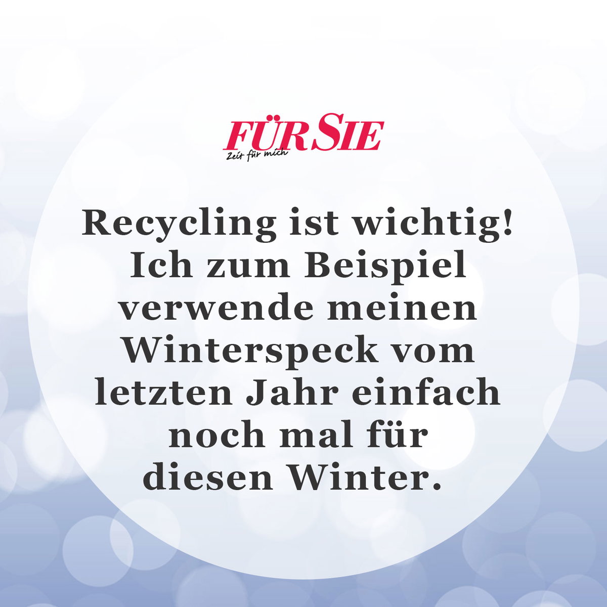 Unser Spruch des Tages für den 17. Dezember