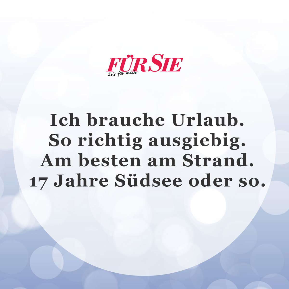 Spruch des Tages für den 17. März