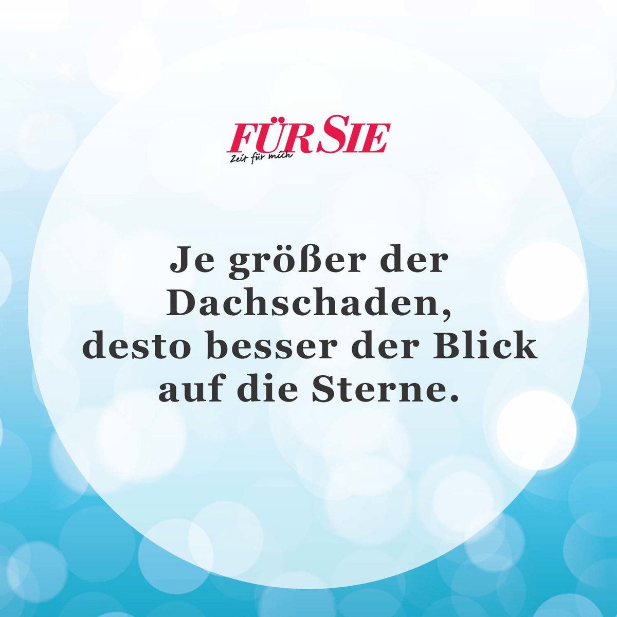 Unser Spruch des Tages für den 17. September