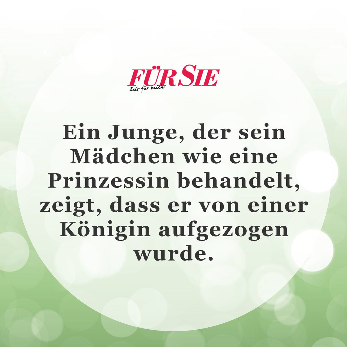 Spruch des Tages für den 18. April