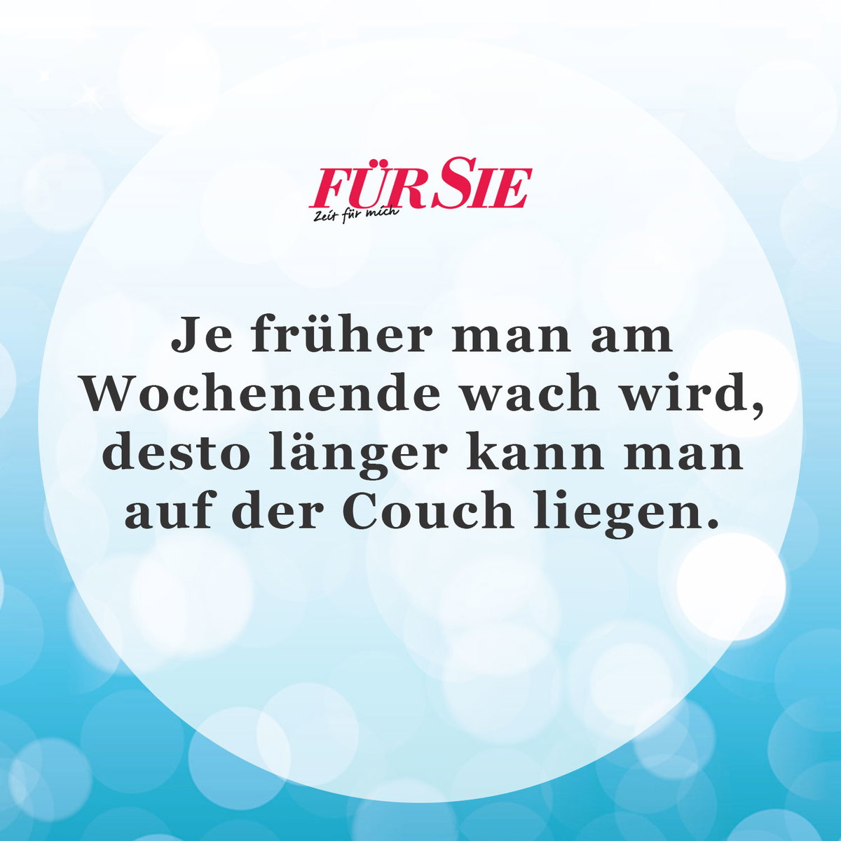 Der Spruch des Tages für den Januar