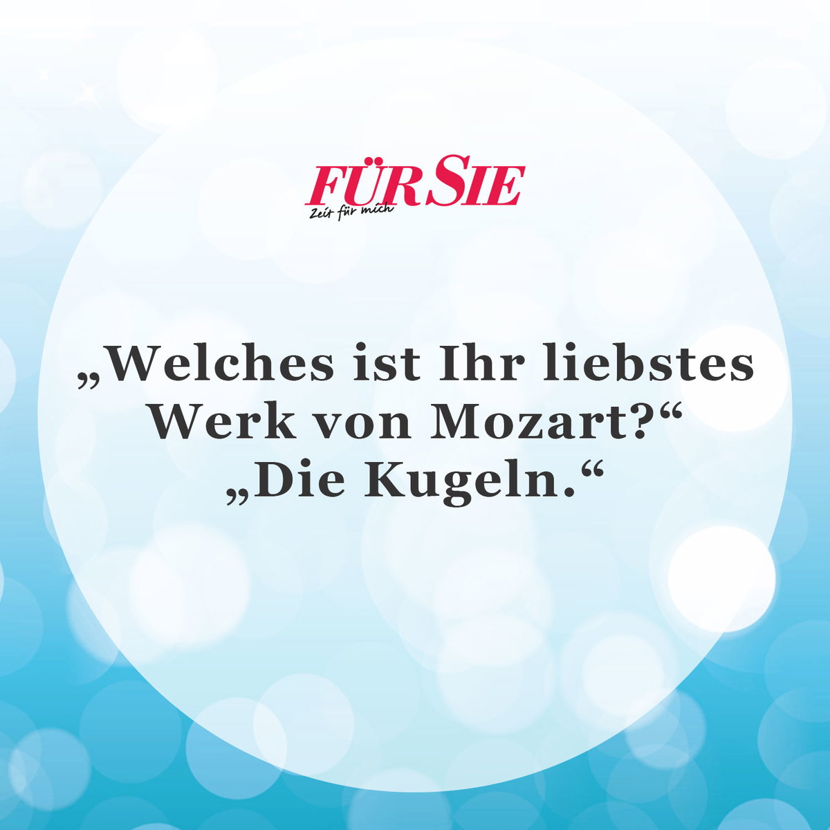 Unser Spruch des Tages für den 19. Dezember