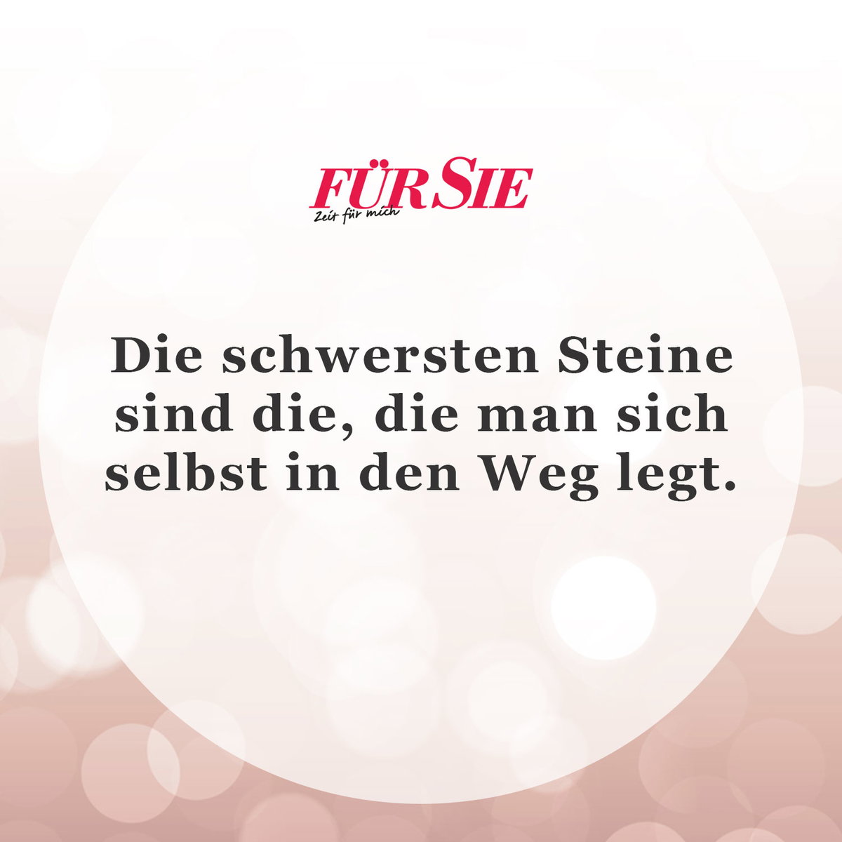 Unser Spruch des Tages für den 19. Mai