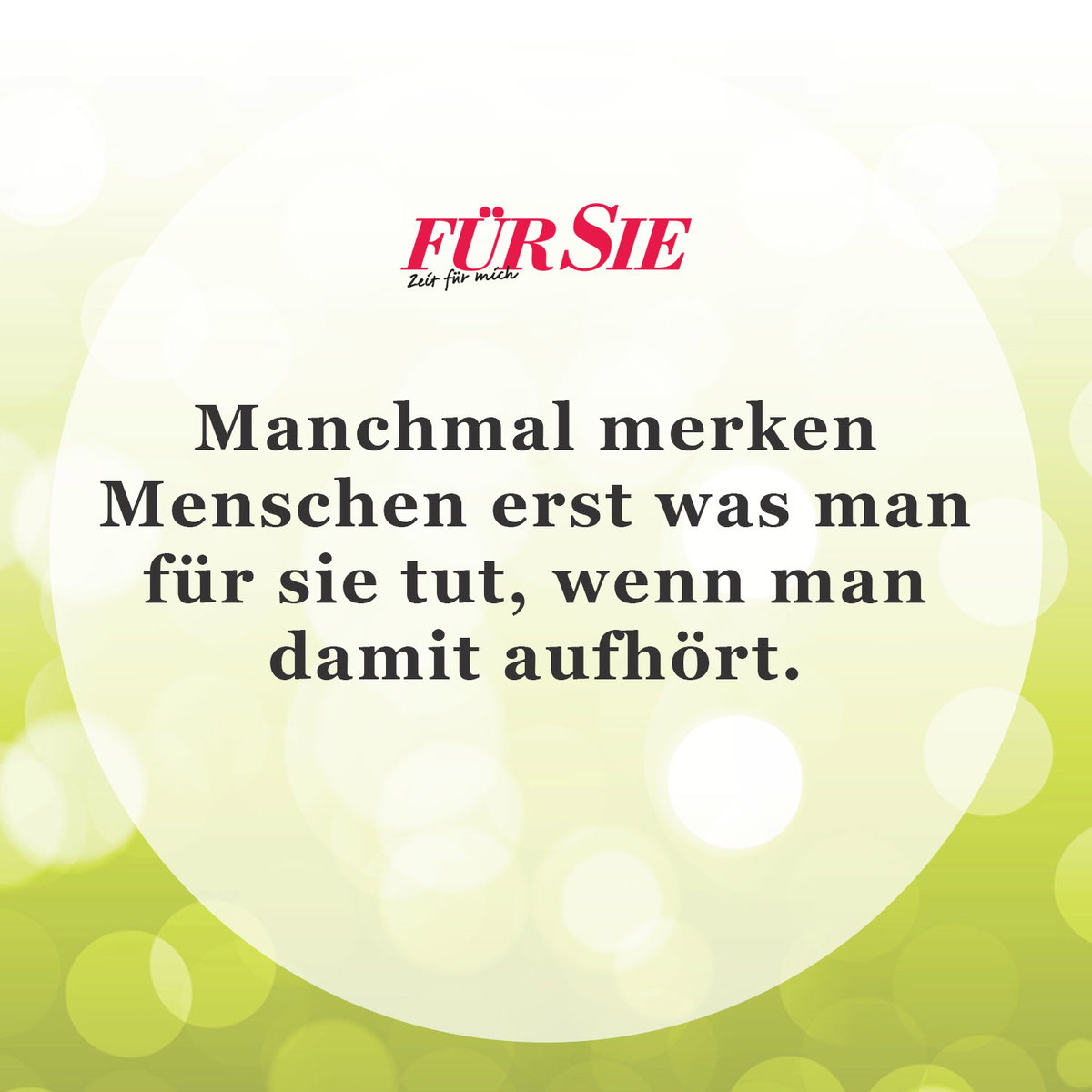 Der Spruch des Tages für den Januar