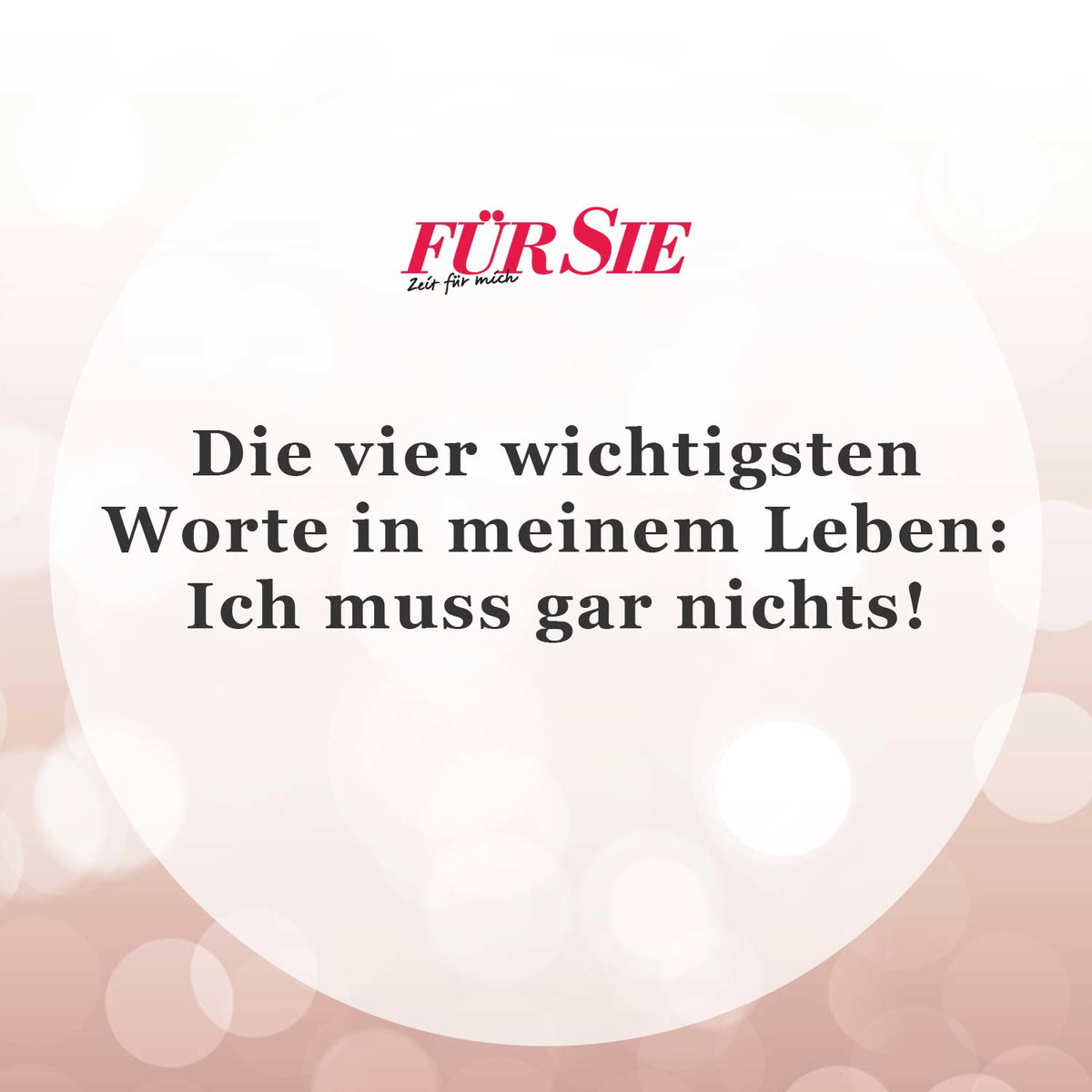Spruch des Tages 21. Oktober