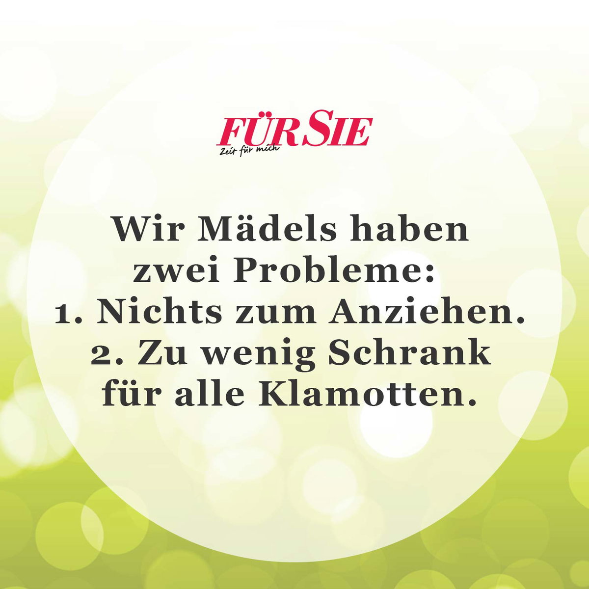 Unser Spruch des Tages für den 23. September