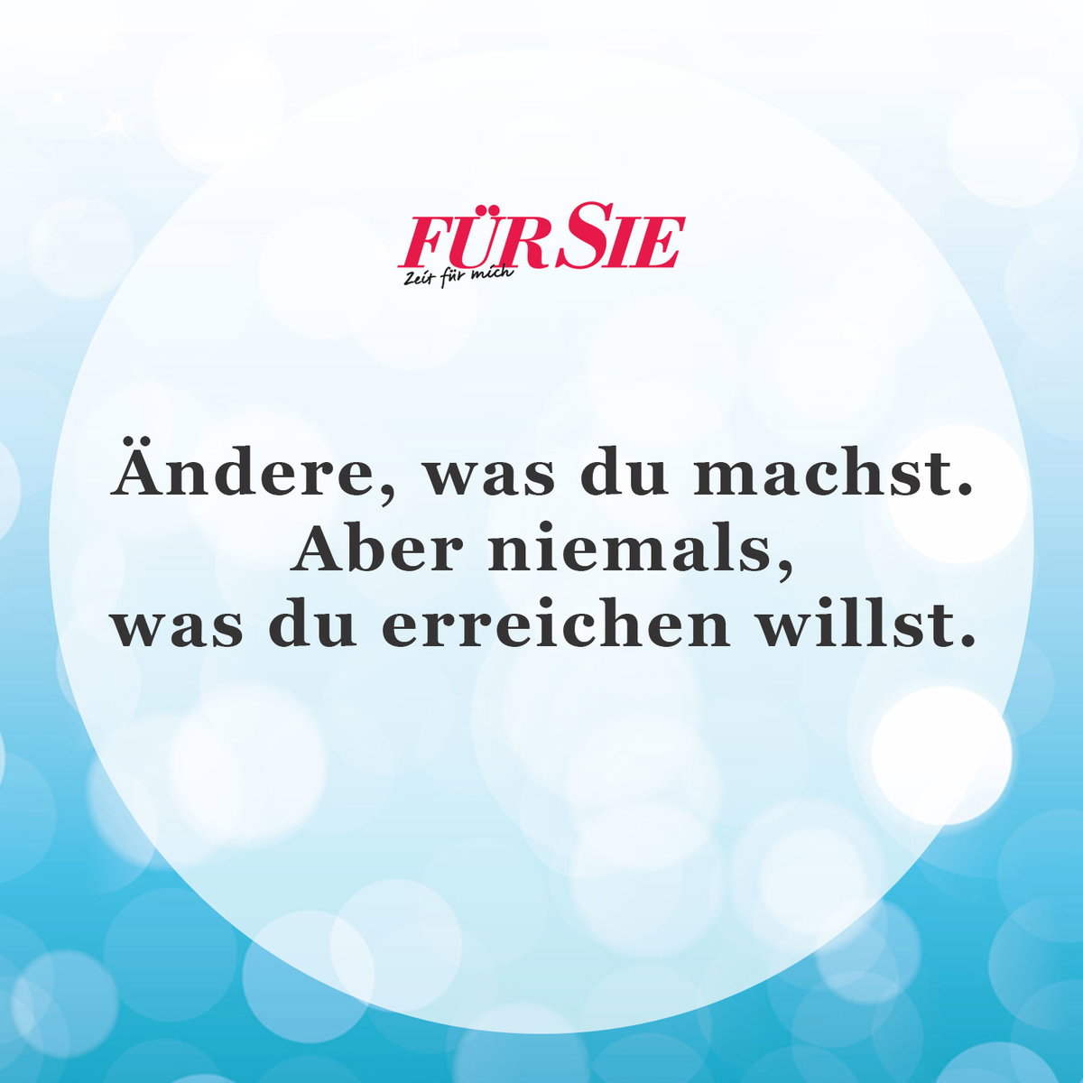 Spruch des Tages für den 25. Januar