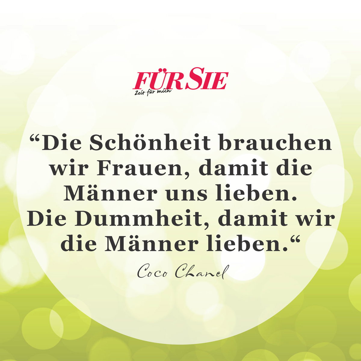 Spruch des Tages für den 25. März