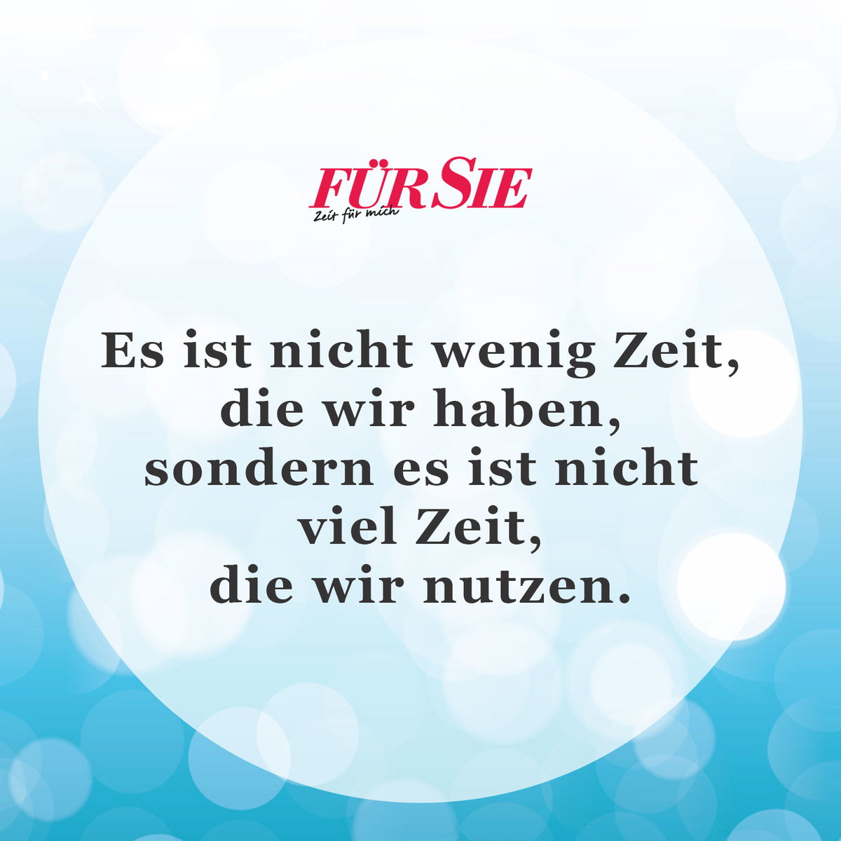 Spruch des Tages für den 26. März