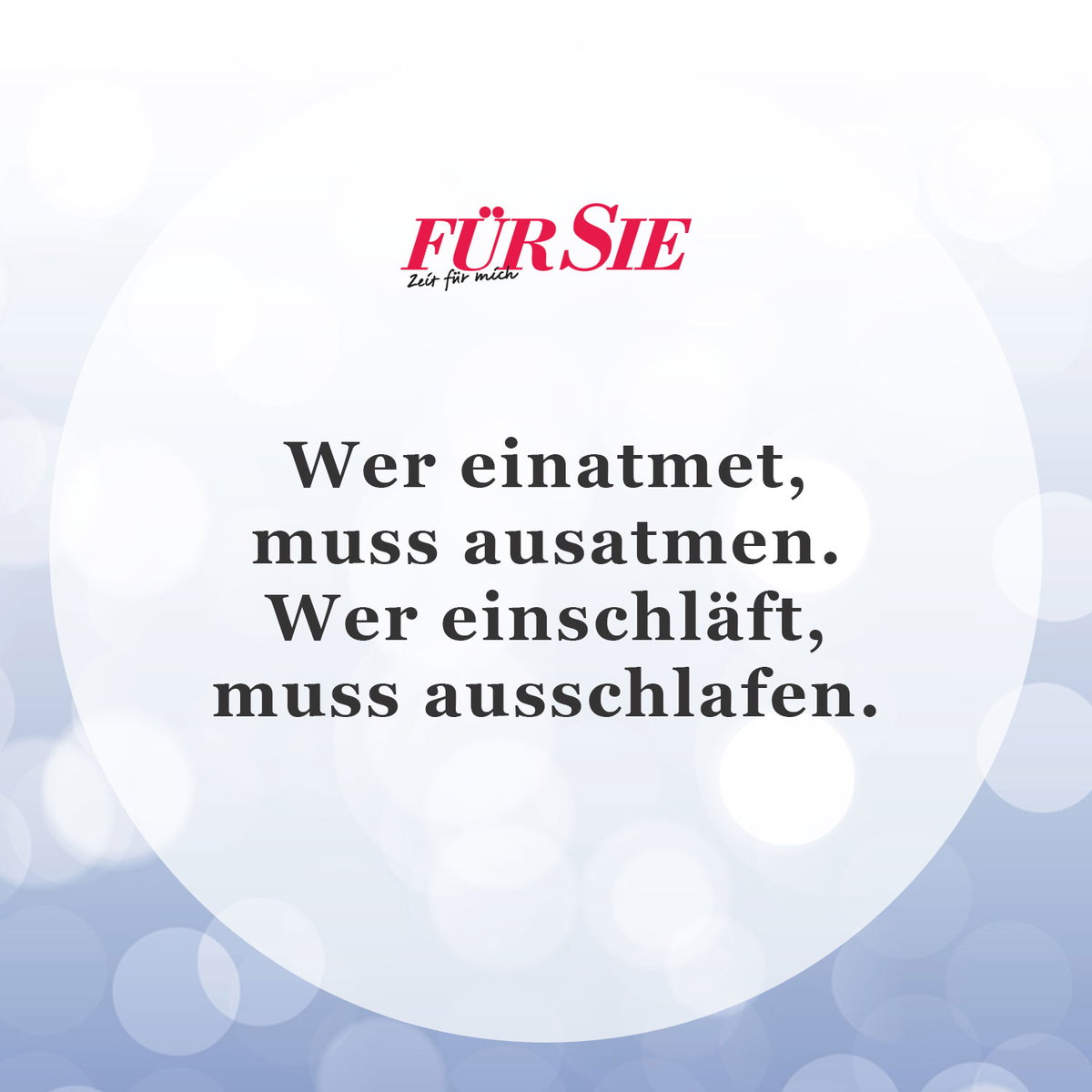 Spruch des Tages für den 28. April