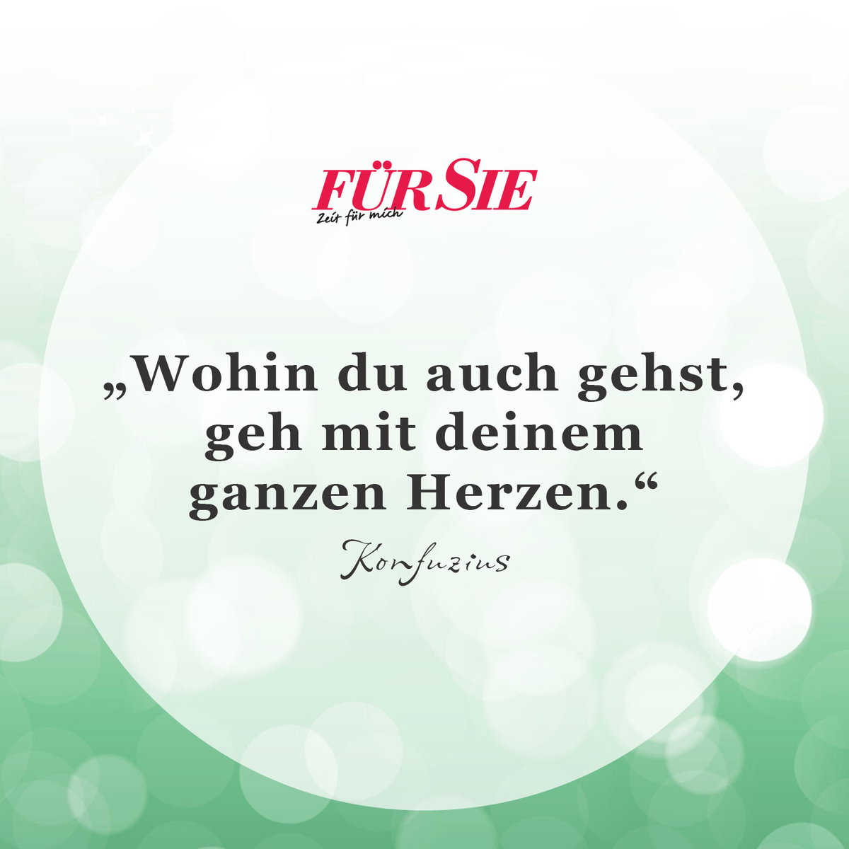 Der Spruch des Tages für den Januar