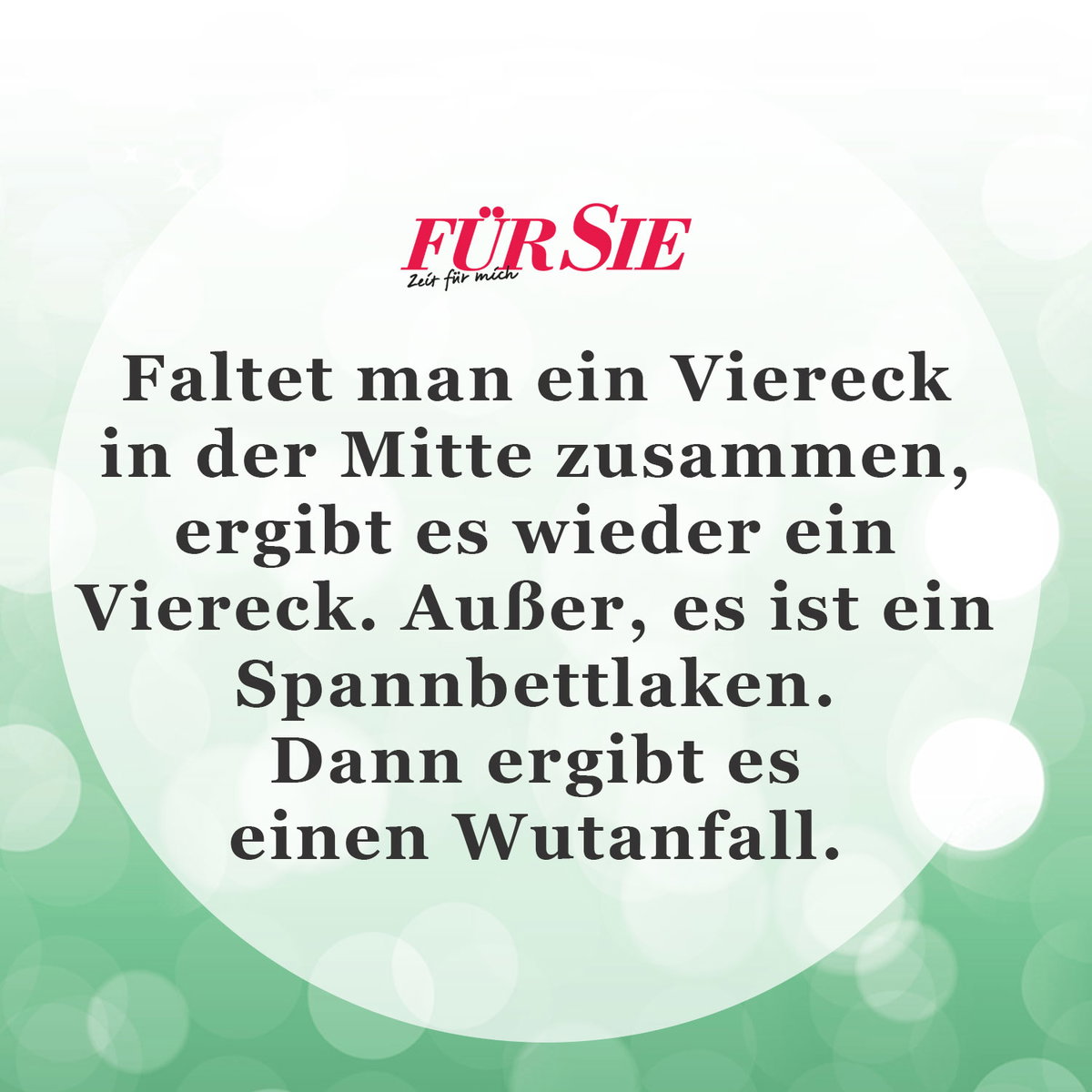 Unser Spruch des Tages für den 29. Dezember