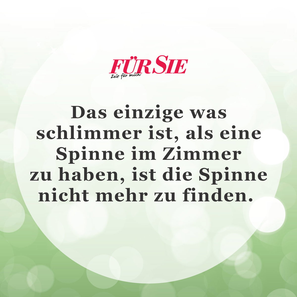 Der Spruch des Tages für den Januar