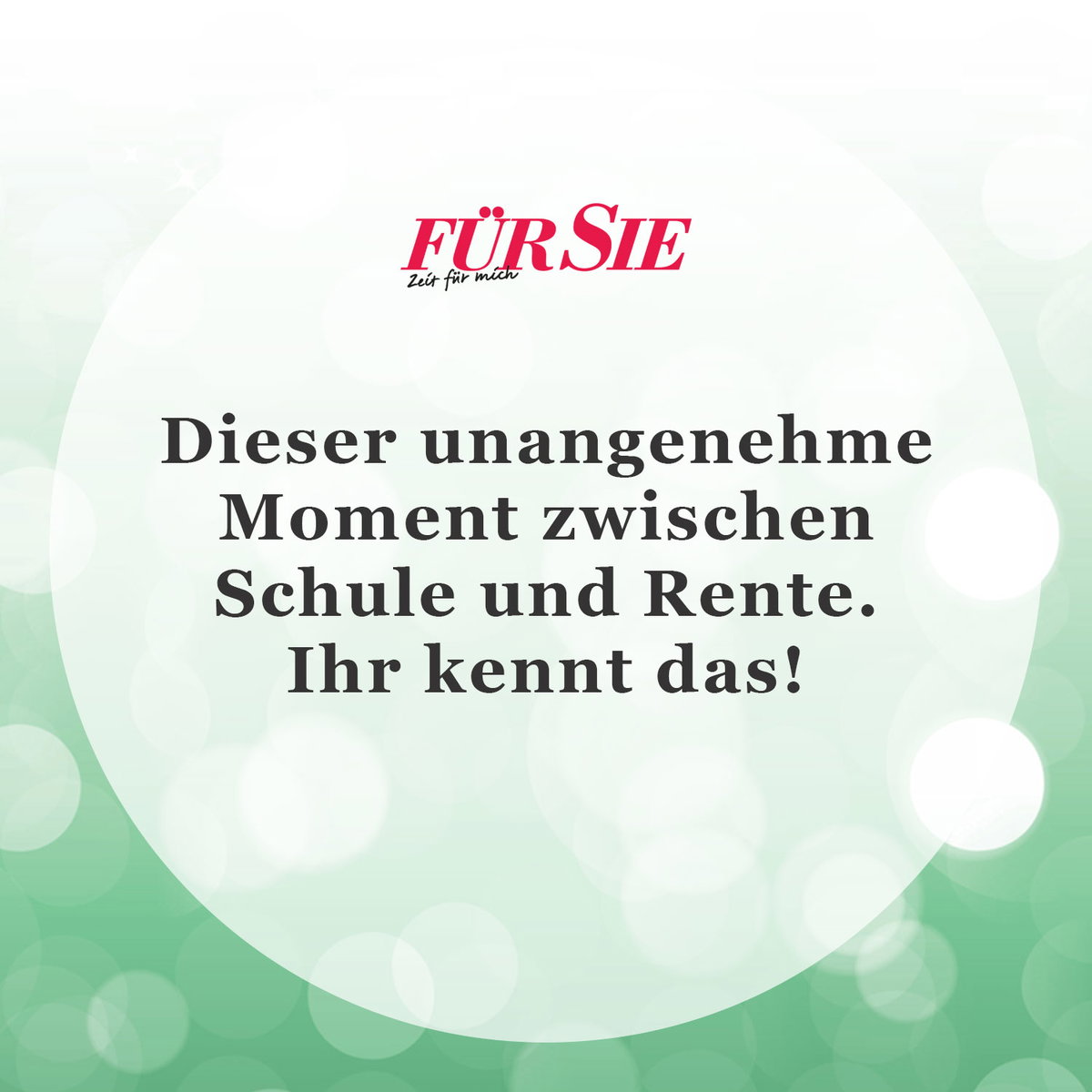 Unser Spruch des Tages für den 3. Mai
