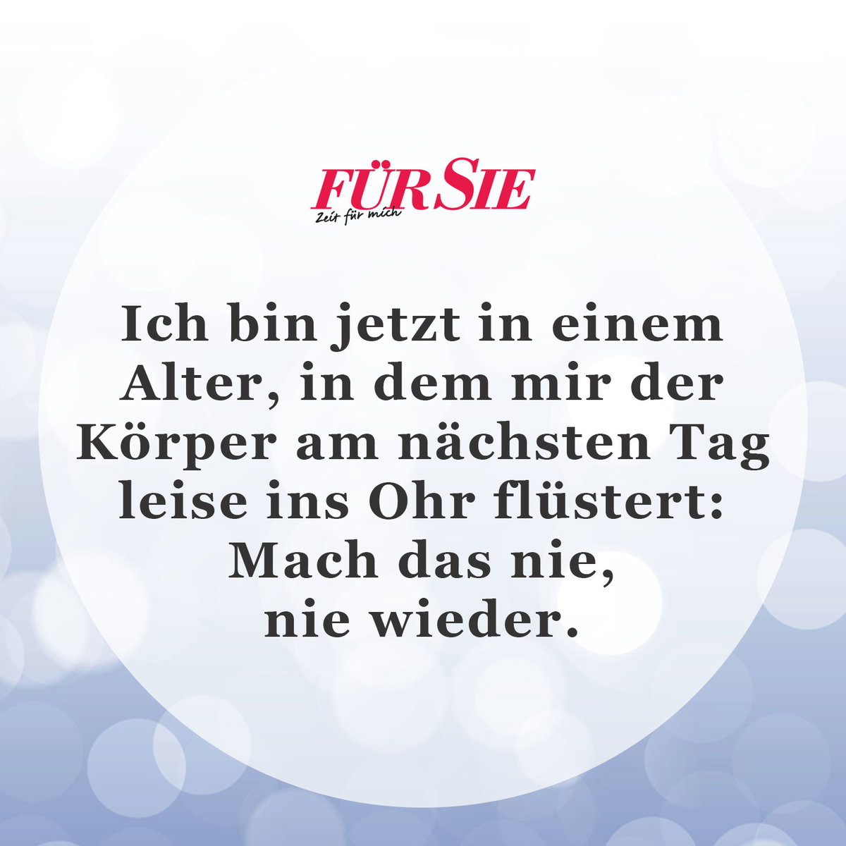 Der Spruch des Tages für den Januar