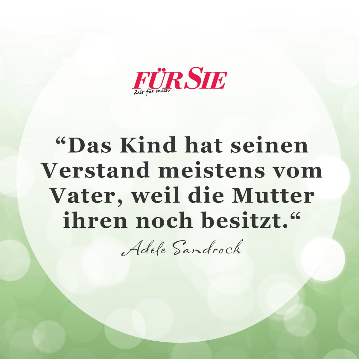 Spruch des Tages für den 4. April