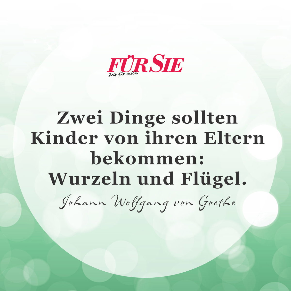 Spruch des Tages für den 5. April
