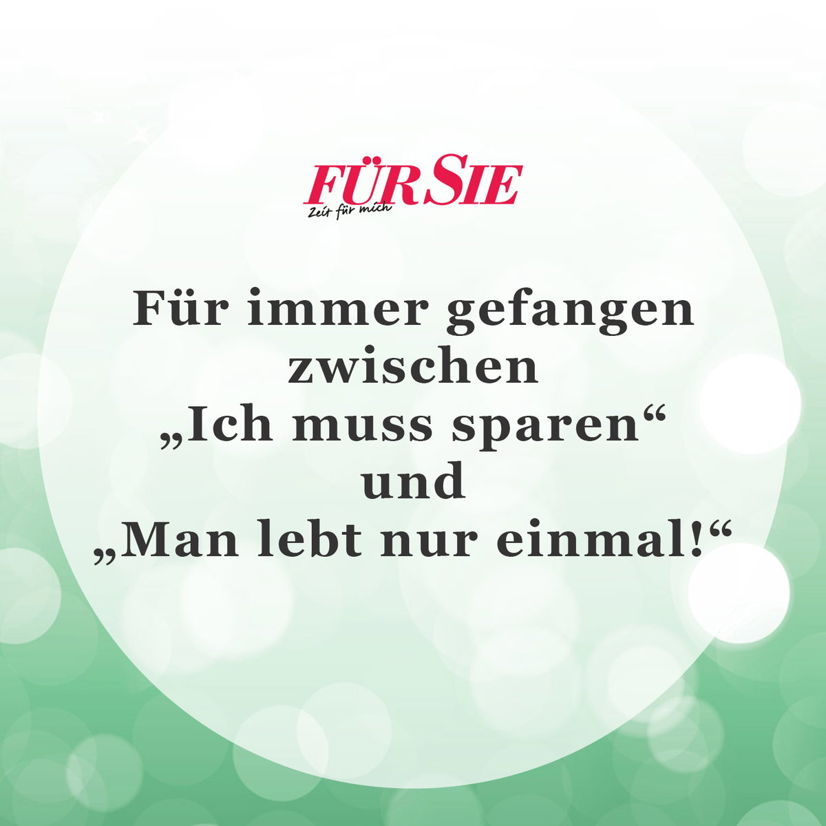 Der Spruch des Tages für den Januar