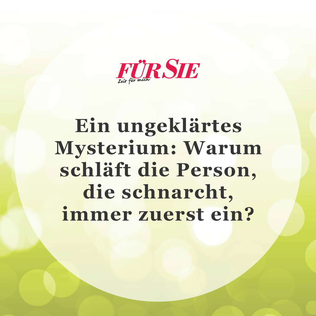Spruch des Tages 7. Oktober