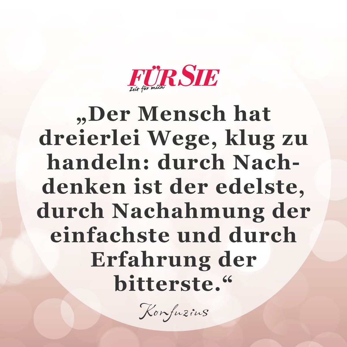 Unser Spruch des Tages für den 9. Dezember