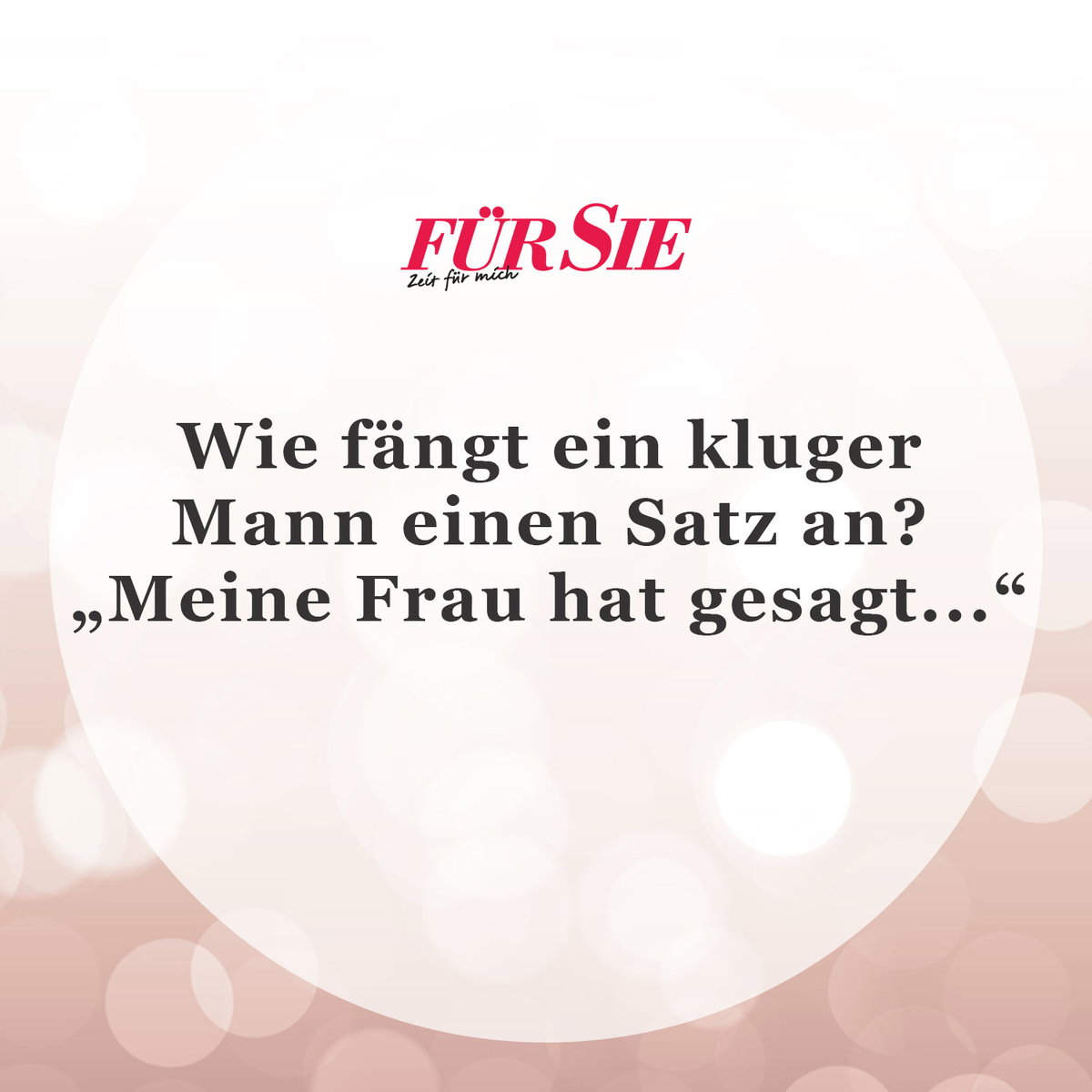 Spruch des Tages für den März