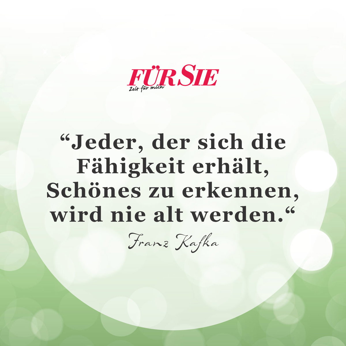 Unser Spruch des Tages für den 9. Mai