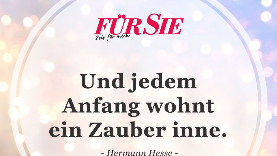 Spruch und Zitat des Tages für den Januar