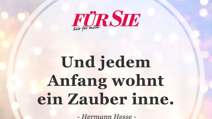 Spruch und Zitat des Tages für den Januar