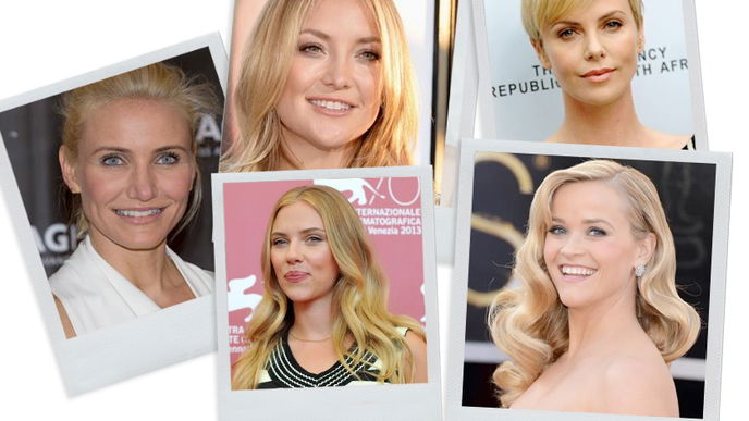 Stars mit blonden Haaren