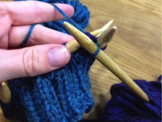 Step 11 Strickanleitung Ringelmütze