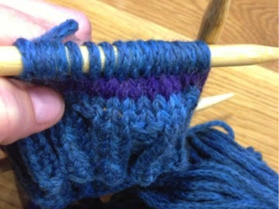 Step 12 Strickanleitung Ringelmütze