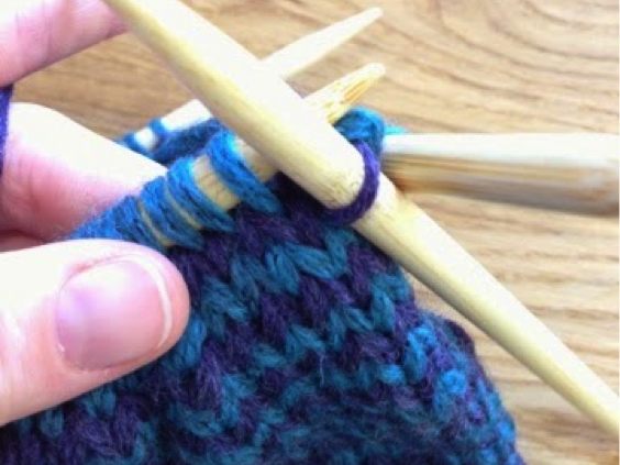 Step 14 Strickanleitung Ringelmütze