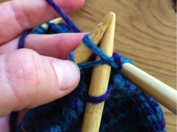 Step 15 Strickanleitung Ringelmütze
