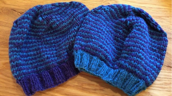 Simple Strickanleitung für schicke Ringelmütze