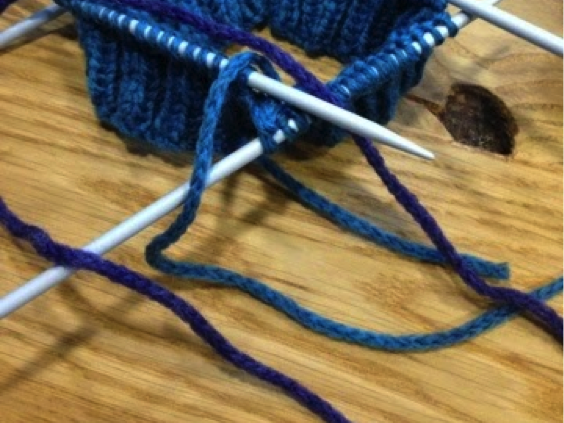 Step 7 Strickanleitung Ringelmütze