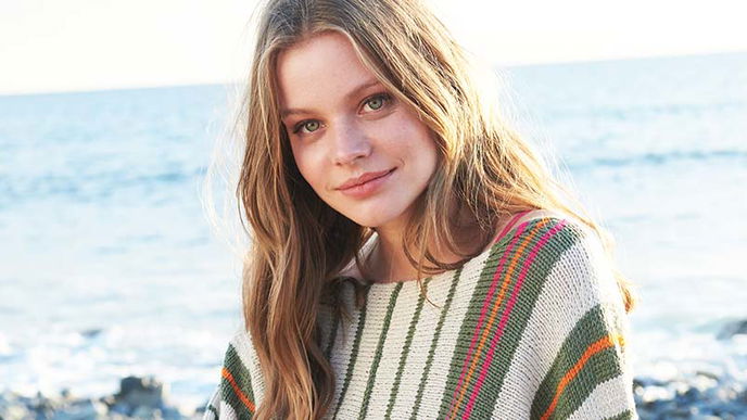 Traumhaft schöner Kimono-Pulli mit Kaschmir