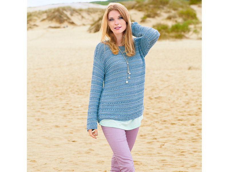 Strickanleitung "Ich mach blau!" aus Heft 10/15