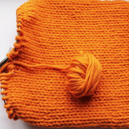 Strickanleitung Loop 47 cm hochstricken