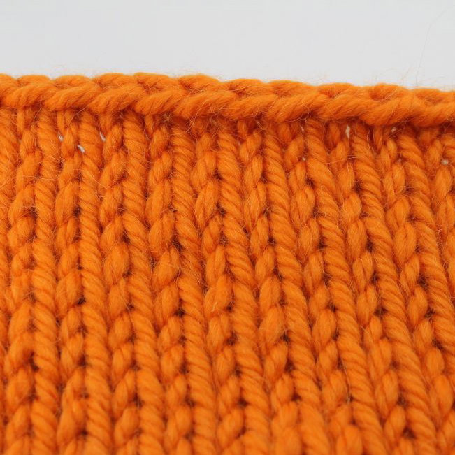 Strickanleitung Loop fertige Kante