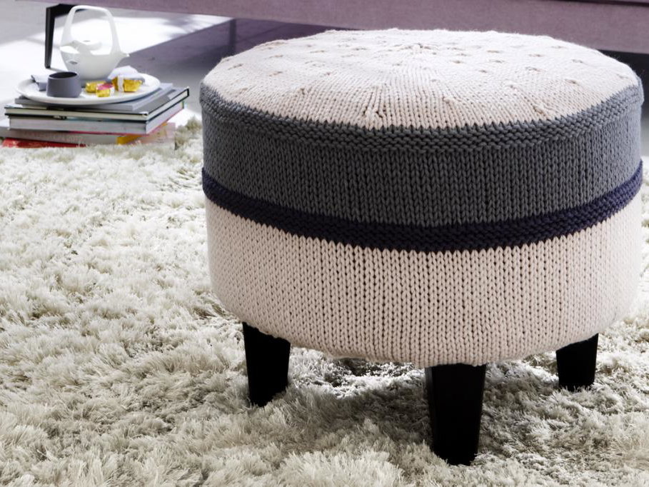 Strickbezug für Hocker