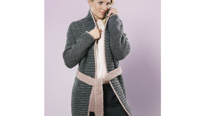 Strickanleitung: Klassischer Cardigan