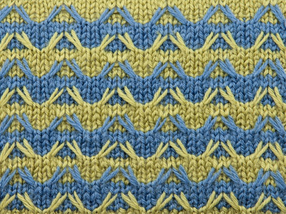 Stricken Doppelbogenmuster