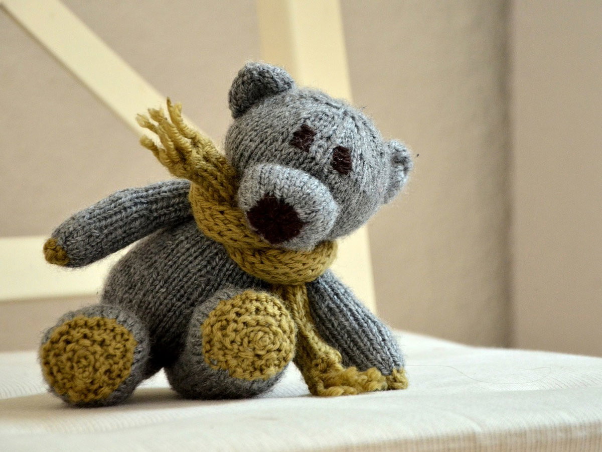 Stricken Grußkarte