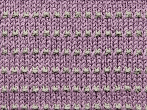 Stricken Pünktchenmuster